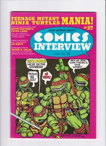 COMICS INTERVIEW #27 [1985 FN/VF] EASTMAN & LAIRD COVER!   TMNT MANIA! - Picture 1 of 4