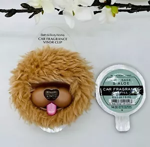 Clip sfiato auto cane Bath and Body Works Shaggy Pacchetto 2 pezzi - Foto 1 di 4