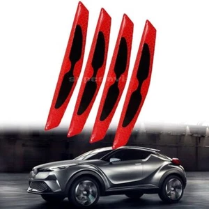 4pcs Door Anti-collision Strip Bumper Warning Decorative Sticker For Toyota CH-R - Picture 1 of 16
