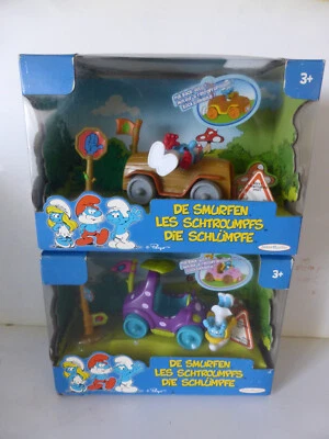 car voiture les schtroumpfs de smurfen die schlumpfe jakks pacific - Photo 1/4