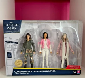 Juego de figuras Doctor Who Character Options compañeros del Cuarto Doctor 5,5". - Imagen 1 de 1