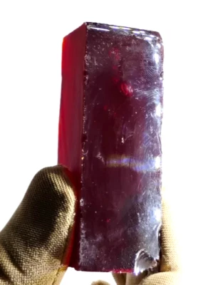 Faceting Rough Garnet Tourmaline Sapphire Emerald Peridot Nano Lab-Created - Image 1 of 4