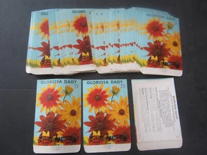 Venta al por mayor Lote de 50 Antiguos Años 60 - Gloriosa DAISY - PAQUETES DE SEMILLAS DE FLORES - VACÍOS - Imagen 1 de 1