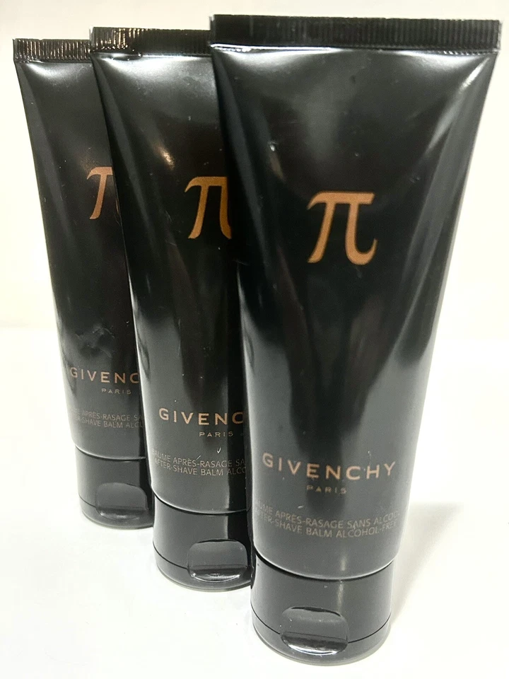 (3) Bálsamo para después del afeitado Givenchy Pi 75 ml - 2,5 oz tamaño de viaje después del afeitado Foto 1 de 3