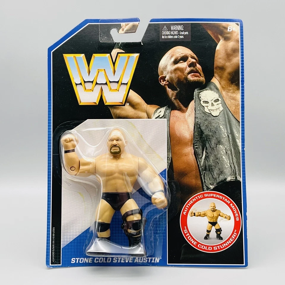 Series 2 WWF Throwback Walmart WWE Mattel Retro Stone Cold Steve Austin Fg64