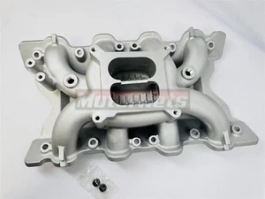 1970-86 Ford 351 Cleveland 351C Cooling Air Gap Intake Manifold Dual Plane Rod - Picture 1 of 5