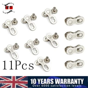 11 Pair Single Speed Bike Chain Connector 6 7 8 9 10 11 Master Split Link-lock - Picture 1 of 11