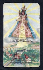 santino/holycard: N.S. DELL'ACQUASANTA - Santuario - Genova - E - PR