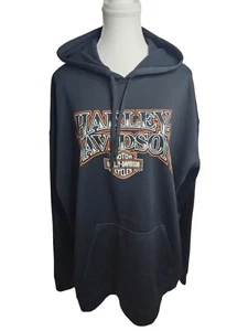 Harley Davidson Motercycle Jamaica Sweater Adult XL Black Biker Pullover Hoodie  - Bild 1 von 6