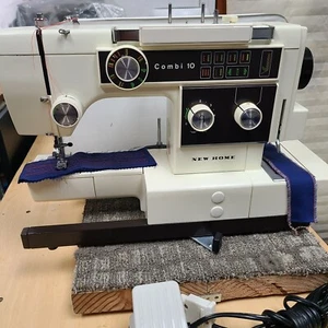 New Home Combi 10 Sewing Machine Made In Japan (SewingMachine & Serger) - Picture 1 of 20