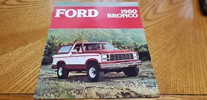 ¡Folleto Ford Bronco 1980 sala de exposición!¡! - Imagen 1 de 5