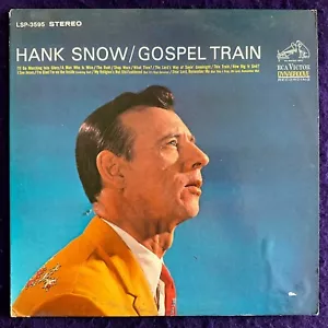 HANK SNOW Gospel Train LP '66 RCA LSP 3595 Stereo Country 1S/1S EX+ - Picture 1 of 6