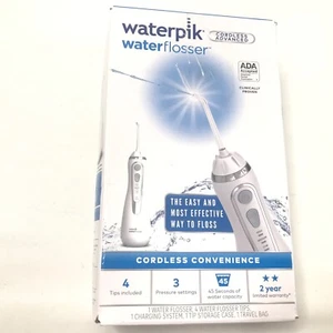 Waterpik Cordless Advanced Water Flosser For Teeth, Gums, Braces Dental White - Picture 1 of 5