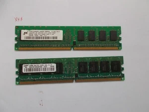 512 MB (2 X 256MB), PC2-3200, DESKTOP RAM, SAMSUNG, MICRON/1904DT - Picture 1 of 4