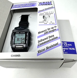 CASIO WQV-1 Original 2000 Wrist Camera Digital Watch New In Box NOS New Battery! - Picture 1 of 18