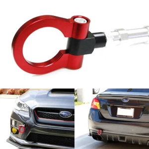 Red Track Racing Style CNC Aluminum Tow Hook Ring For 15-up Subaru WRX or STI - Bild 1 von 9