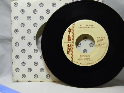 RAY PRICE ALL THE WAY / BUMMIN' AROUND FROM THE ALBUM A SINGER 45 RPM RECORD 034 - Image 1 of 2