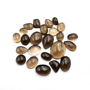 Piedras preciosas cabujón con forma de mezcla de cuarzo natural 5-7 piezas 10x13-22x27 mm 102 quilates - Imagen 1 de 4