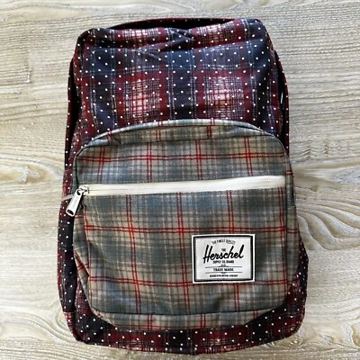 Herschel Supply Co - Pop Quiz - Mochila para portátil 16 pulgadas 4pkt NUEVA - Tela escocesa oxidada Foto 1 de 4