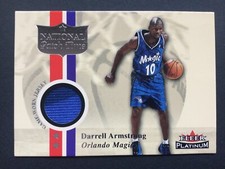 2001-02 Fleer Platinum Darrell Armstrong National Patch Time Jersey Orlando