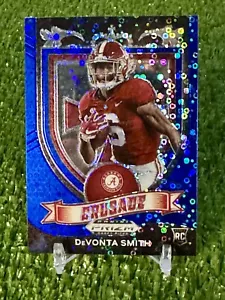 Panini Prizm Draft Picks Collegiate DeVonta Smith 2021 discoteca azul novato RC #165 - Imagen 1 de 2