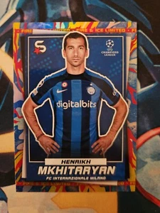 Henrikh Mkhitaryan #79 Fire & Ice Limited, Topps Superstars Card Inter Milan - Picture 1 of 2