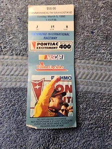 Terry Labonte Race ticket Win #14 Richmond 1995 Pontiac 400 Nascar - Picture 1 of 6