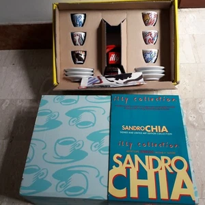 Tazzine illy collection Sandro CHIA 1997 mai usate !! - Foto 1 di 3