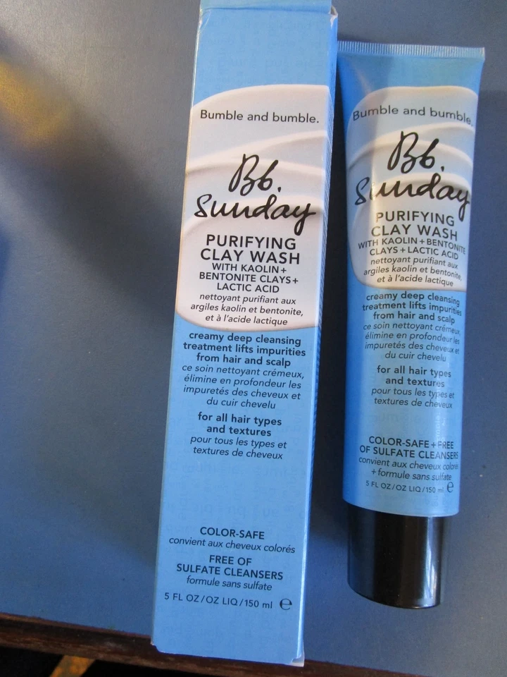 Bumble Bb. Sunday Purifying Clay Wash Deep Clean Lactic 5 fl.oz / 150 ml NIB - Image 1 of 1