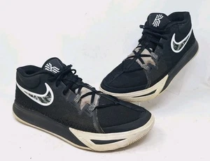 Nike Mens Kyrie FlyTrap 6 Sneakers Size 14 Black White Knit Basketball - Picture 1 of 9