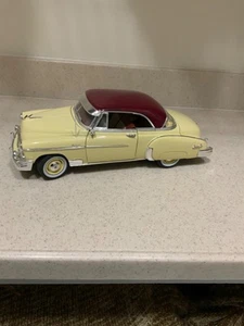 1:18 Signature Models 1950 Chevy Bel Air Yellow Vintage Metal Die-cast #73111 - Picture 1 of 13