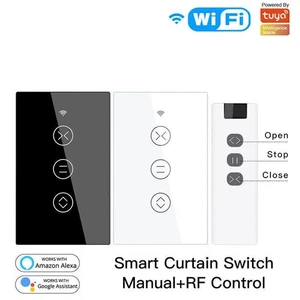 US WiFi RF433 Tenda Avvolgibile Interruttore Motore Tuya APP per Alexa Google Home - Foto 1 di 16