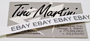 Tini Martini Nite Club 2169 N. Milwaukee Avenue Chicago Illinois Business Card - Picture 1 of 2