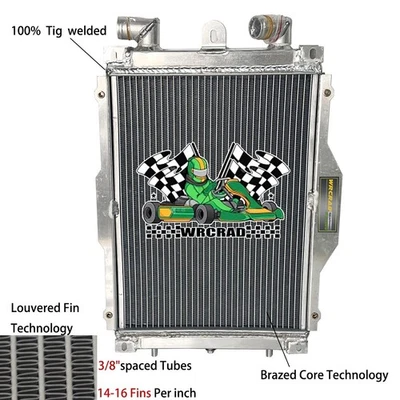 Right Side All Aluminum Radiator Fit Ferrari 355 F355 3.5L 1994-1999 1995 1996 - Imagem 1 de 4