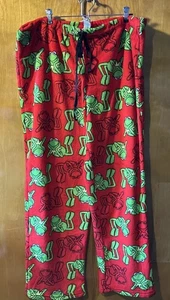 Disney Muppets Kermit Fro Pyjama Nachtwäsche Lounge Hose Erwachsene 2XL (19/21) Fleece - Bild 1 von 7