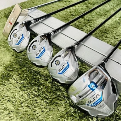 TaylorMade SLDR 13-Piece Set Men's Golf Right 1W.3W.5W.5UT.5-9.P.52°.58°.Pt - Image 1 of 4