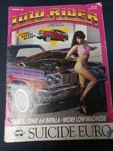 Vintage Lowrider Magazine March 1990 Volume 12 Number 12 - Picture 1 of 2