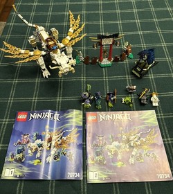 LEGO NINJAGO: Master Wu Dragon (70734). Preowned, Complete, No Box.