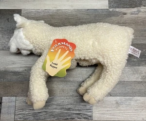 Folkmanis Little Lamb Sheep 15” Soft Hand Puppet NEW Has All Tags *READ* - Picture 1 of 6
