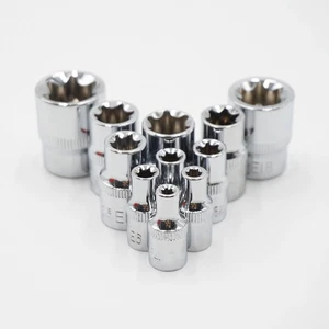 Drive Sockets 1/4\\\" 11pcs 3/8" Wrench Head 1/4" 1/4\" 3/8\" Accessories - Picture 1 of 7