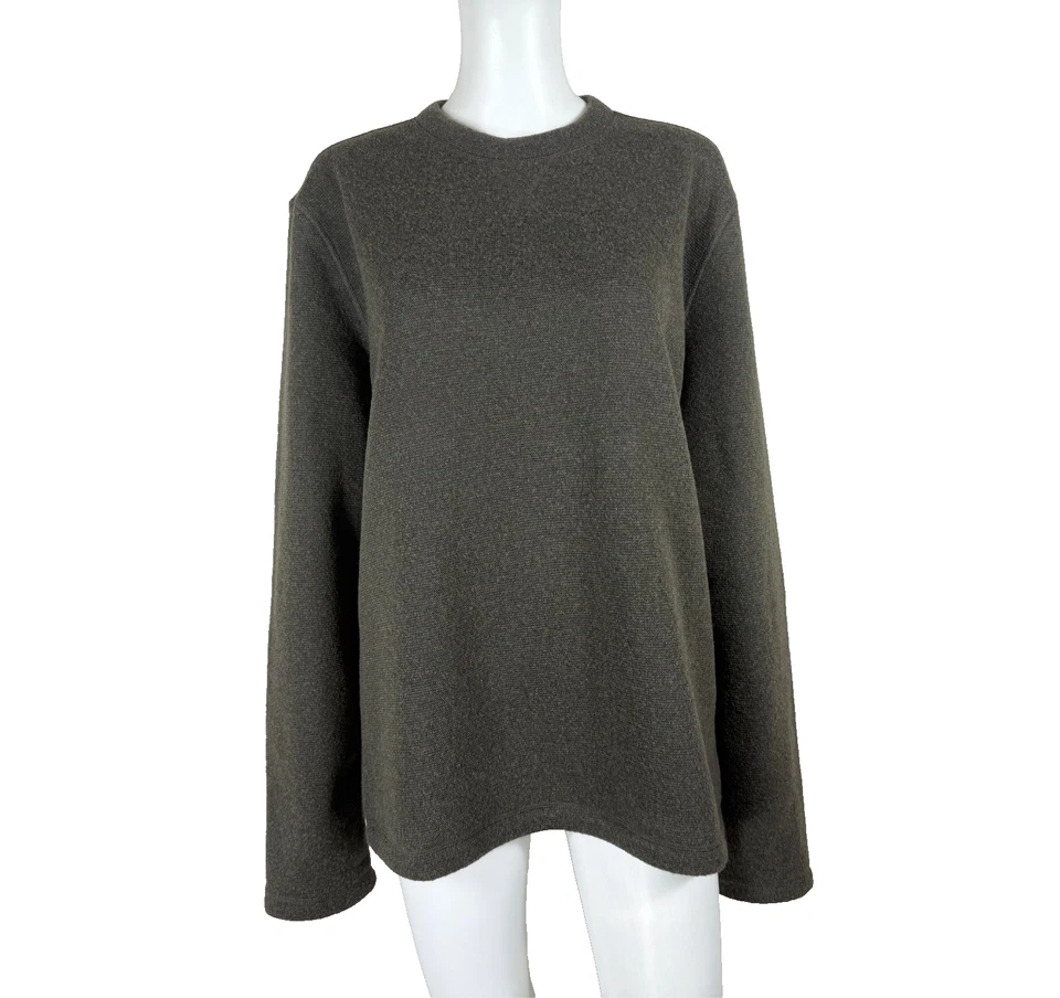 SMARTWOOL Hudson Train Crew Sweater in Military Olive NWT NEW Large Men's - Image 1 of 4