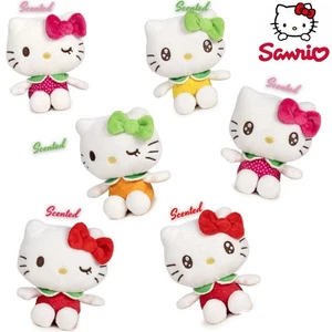 SANRIO HELLO KITTY WEICHER PLÜSCHDUFT 13 cm STOFFTIER PERFEKT ZUM KUSCHELN GESCHENK - Bild 1 von 13