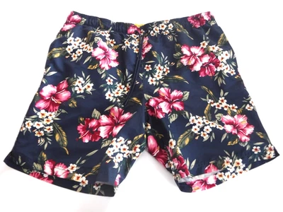 Lands End Hoffman California Fabric Hawaiian Floral Swim Trunks Men's (L) 36-38 - Image 1 of 4