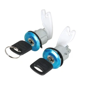 NUEVO Juego de cilindros de cerradura de puerta artesanal con llave apta para camioneta Ford 92-95 y Bronco - Imagen 1 de 7