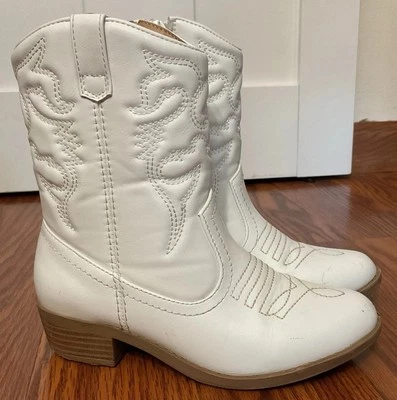 SODA RENO-W 2 KIDS-WESTERN GIRL КОВБОЙ СЕРЕДИНЫ СТЕРЖНЯ загрузки прошитый пуанты носок молнии - Изображение 1 из 4