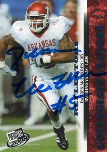 2008 Press Pass Darren McFadden #65 Collegiate Leaders IP Auto Razorbacks - Picture 1 of 4