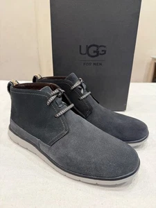 [New+Defects] UGG Freamon 1094358 Men Chukka Boots Color Dark Grey Size 8 - Picture 1 of 12
