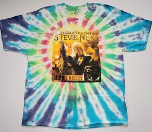 T-shirt Stevie Nicks tie dye uomo 2XL 2016 oro 24 carati tour pretendenti - Foto 1 di 6