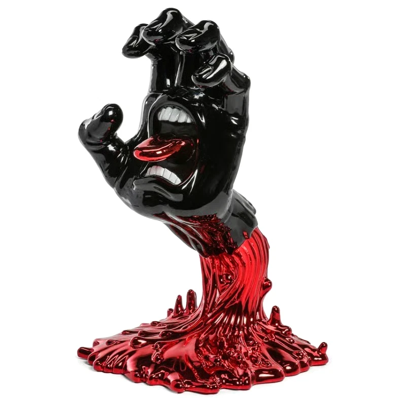 Kidrobot Santa Cruz Screaming Hand 9" Vinilo Arte Figura Sangre Cromo Patinetas Foto 1 de 4