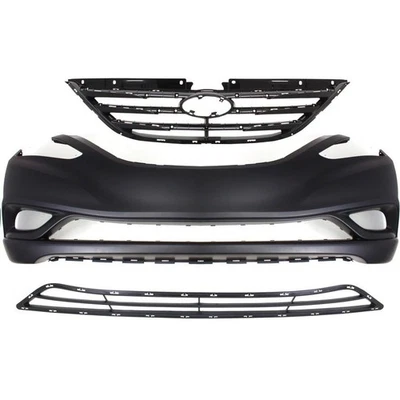 New Grille Kit with Front Bumper & Bumper Grille For 2011-2013 Hyundai Sonata Foto 1 de 4